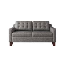 Sofa 2 Dudukan Minimalis Modern – Grey Fabric